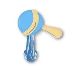 GENERICO - Piñatas de maracas para baby shower