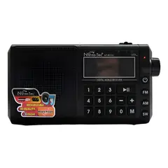 GENERICO - Radio Parlante Tres Bandas Fm Am Sw Recargable Panel Solar