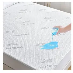 GENERICO - Protector De Colchón Fibra De Bambú Funda Impermeable