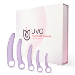 GENERICO - UVA Dilatadores Vaginales de Silicona Grado Médico – Set de 5 Tamaños Progresivos