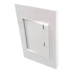MERCURY - Interruptor Doble Conmutable Blanco Premium White