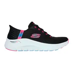 SKECHERS - Tenis Mujer Arch Fit 2.0-Easychic - Negro - Fucsia