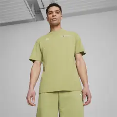 PUMA - Camisa Deportiva Original Bmw Mms Ess Logo Verde Hombre