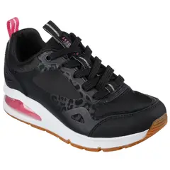 SKECHERS - Tenis  Mujer Street Uno - Negro - Rosado