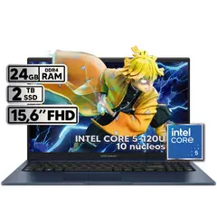 ASUS - PORTÁTIL VIVOBOOK 15 INTEL CORE I5 120U 24 GB RAM 2TB SSD 15.6″ FHD