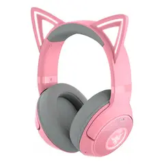 RAZER - Auriculares KRAKEN KITTY V2 BT Quartz Rosa con Sonido Envolvente