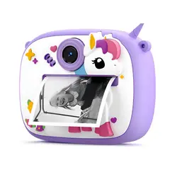 ZHOPI CO - Camara Instantanea Para Niños Fotografia Y Video Unicornio