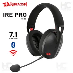 REDRAGON - Auriculares IRE PRO H848 Negra con Diseño Cómodo y Conectividad Estable
