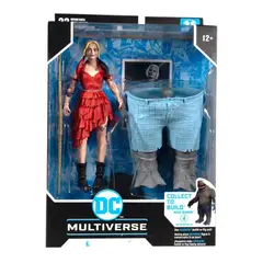 MC FARLANE - Harley Quinn Figura De Acción Suicide Squad Dc Mcfarlane Toys King Shark 17 Cm