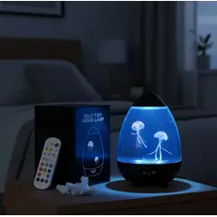 DECOR - Lámpara Medusa Mágica Luz y Sonidos del Fondo Marino