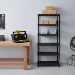 RIMAX - Combo Organizador (Estantería 18" 5N + 1 Caja de Herramientas 23")