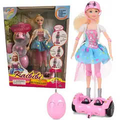 GENERICO - Muñeca Princesa Control Remoto Kaibibi Hoverboard Gira 360°