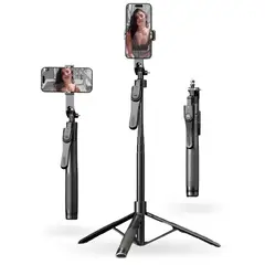 INNOVA - Trípode Estabilizador 4 Ejes K29 Con Control Bluetooth 360° Extensible 215 Cm