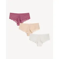 SEVEN SEVEN - Panty Para Mujer Hipster Color Beige Marca #28800120