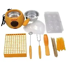 SKY - Fondue de Chocolate Eléctrica Amarilla con Olla de Aluminio Qatar Shop