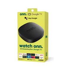 GOOGLE - Convertidor SmartTV Onn 4K Full HD con Asistente de voz