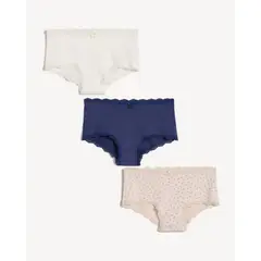 SEVEN SEVEN - Panty De Mujer Cachetero Marca Seven Color Blanco #28800113
