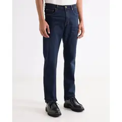 SEVEN SEVEN - Jean Regular Stretch Tono Oscuro Para Hombre Azul