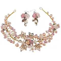 GENERICO - Diadema De Cristal De Perlas Para Novia Accesorios Cabello