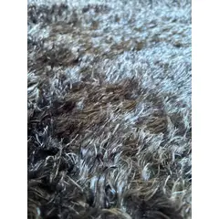 GENERICO - Alfombra Tapete Pie De Cama Peludo Antideslizante Hogar 150 X 60 cms