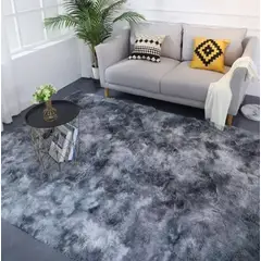 GENERICO - Alfombra Tapete Decoración Peludo Antideslizante Hogar 200 X 150 cms