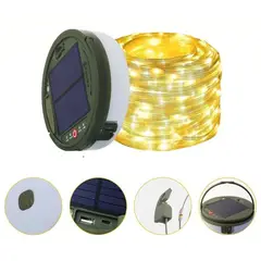 CAMPINGAZ - LAMPARA SOLAR CON TIRA LED Y LINTERNA PARA CAPING O FIESTAS EXTERIOR