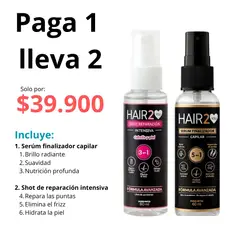HAIR2YOU - Pague 1 lleve 2 Serum Finalizador + Shot reparación intensa