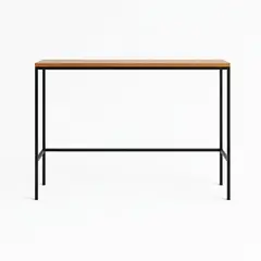 GENERICO - Consola de Tv Lorena 120cm x 35cm Formica y metal