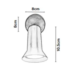 GENERICO - Lámpara de Pared AP ARLON Diseño Moderno con Base Redonda
