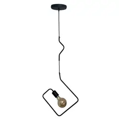 GENERICO - Lámpara de Techo LT Kemi Cuadrada Vintage