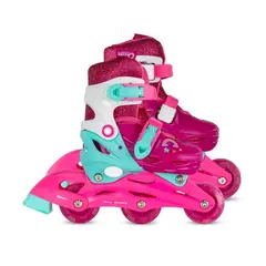 QMAX - Patines Infantiles Convertibles 2En1 First Talla S Pink