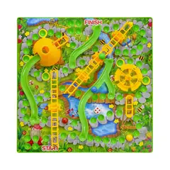 MONKEY BRANDS - Escaleras y Serpientes 3D con Dado y Fichas King Games