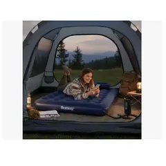 BESTWAY - Colchón Inflable Queen 203 Cm Con Almohadas.