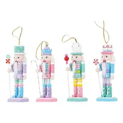 GENERICO - Cascanueces De Navidad Soldados En Madera Pastel