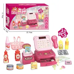 GENERICO - Caja Registradora Juguete Niños 33 Pzas Escáner Supermercado Balanza