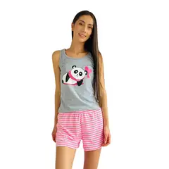 BY MORNING - Pijama Short multiusos rayas 1709