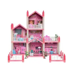 MONKEY BRANDS - Casa de Muñecas 4 Habitaciones Dream Girl