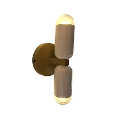 GENERICO - Lámpara de Muro PUNAL con 2 Luces y Diseño Moderno