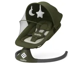 GENERICO - Silla Mecedora Automática Color Verde Militar Kidilo