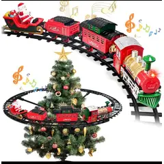 GENERICO - Tren de navidad árbol Decoración musical Multicolor