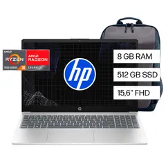 HP - Portátil 15-fc0234la Ryzen 3-7320u 8G 512G 156 FHD Win11