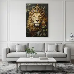 GENERICO - Lienzo Cuadro Decorativo El Rey León 93x60Cm