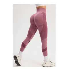 FIT - Leggins Deportivo Gym Y Yoga Mujer Morado M