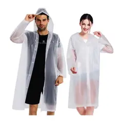 GENERICO - Capa Abrigo Botones Impermeable Adulto Unisex