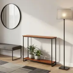 22 GRADOS DECORACION - Recibidor Gael 100cm x 40cm Formica y metal