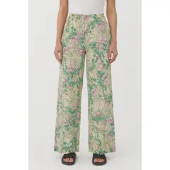 YOGA & GYM - Pantalon Palazzo Ancho Estampado