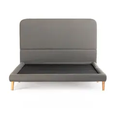 ESSENZA - Set Cabecero + Basecama Element Semidoble - Gris Oscuro -