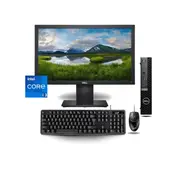 DELL - Computadora de escritorio OptiPlex 7020 Intel Core i3 14ª Gen 8GB 256GB SSD Micro PC + Monitor 21.5" E2225HSM
