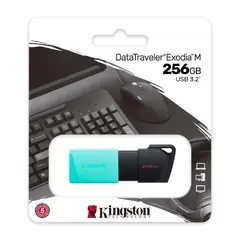 KINGSTON - Memoria Usb 3.2 Datatraveler Exodia M 256Gb
