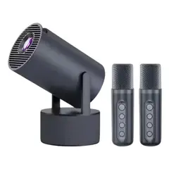 GENERICO - Proyector HY300PRO-KTV 4K Smart Karaoke + Micrófonos EH
